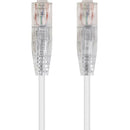 Monoprice SlimRun Cat6 28AWG UTP Ethernet Network Cable, 14ft White - American Tech Depot