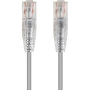 Monoprice SlimRun Cat6 28AWG UTP Ethernet Network Cable, 14ft Gray - American Tech Depot