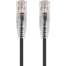 Monoprice SlimRun Cat6 28AWG UTP Ethernet Network Cable, 14ft Black - American Tech Depot