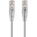 Monoprice SlimRun Cat6 28AWG UTP Ethernet Network Cable, 10ft Gray - American Tech Depot
