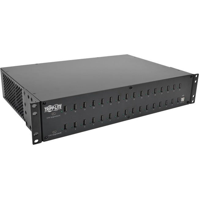 Tripp Lite 32-Port USB Charging Station Hub w- Syncing Tablet Smartphone 2U - American Tech Depot