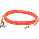AddOn 40m LC (Male) to ST (Male) Orange OM1 Duplex Fiber OFNR (Riser-Rated) Patch Cable - American Tech Depot