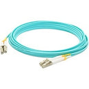 AddOn 50m HP QK737A Compatible LC (Male) to LC (Male) Aqua OM4 Duplex Fiber OFNR (Riser-Rated) Patch Cable - American Tech Depot