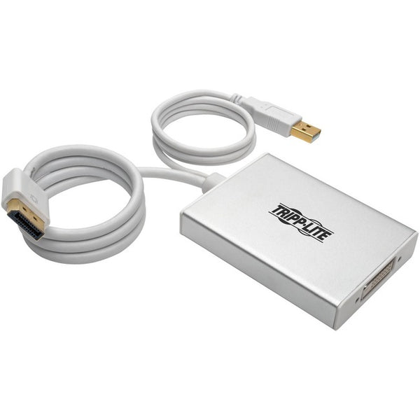 Tripp Lite 6in DisplayPort to DVI Active Video Adapter Dual Link 2560x1600 - American Tech Depot