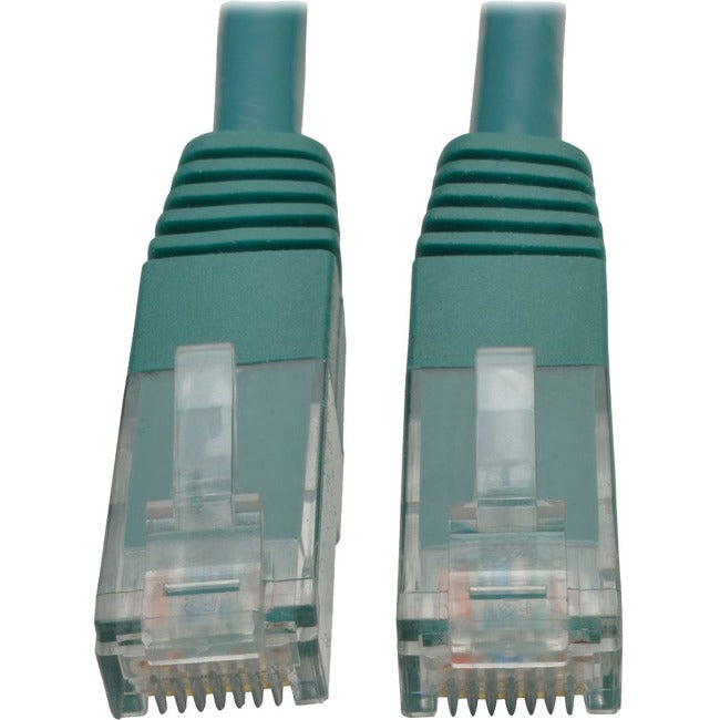 Tripp Lite 2ft Cat6 Gigabit Molded Patch Cable RJ45 M-M 550MHz 24 AWG Green - American Tech Depot