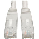 Tripp Lite 10ft Cat6 Gigabit Molded Patch Cable RJ45 M-M 550MHz 24AWG White - American Tech Depot