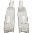 Tripp Lite 15ft Cat6 Gigabit Molded Patch Cable RJ45 M-M 550MHz 24AWG White - American Tech Depot