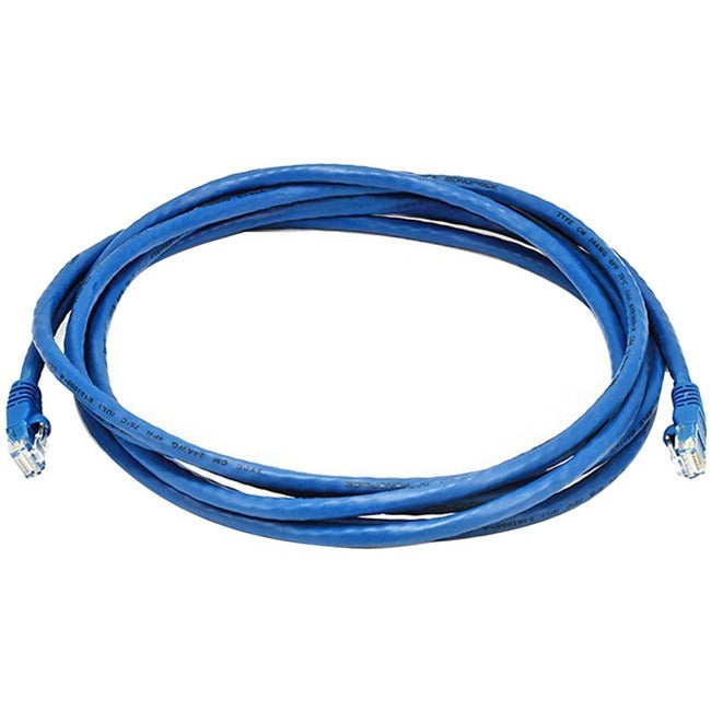 Monoprice Cat6 24AWG UTP Ethernet Network Patch Cable, 10ft Blue - American Tech Depot