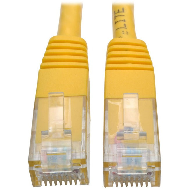 Tripp Lite 3ft Cat6 Gigabit Molded Patch Cable RJ45 M-M 550MHz 24AWG Yellow - American Tech Depot