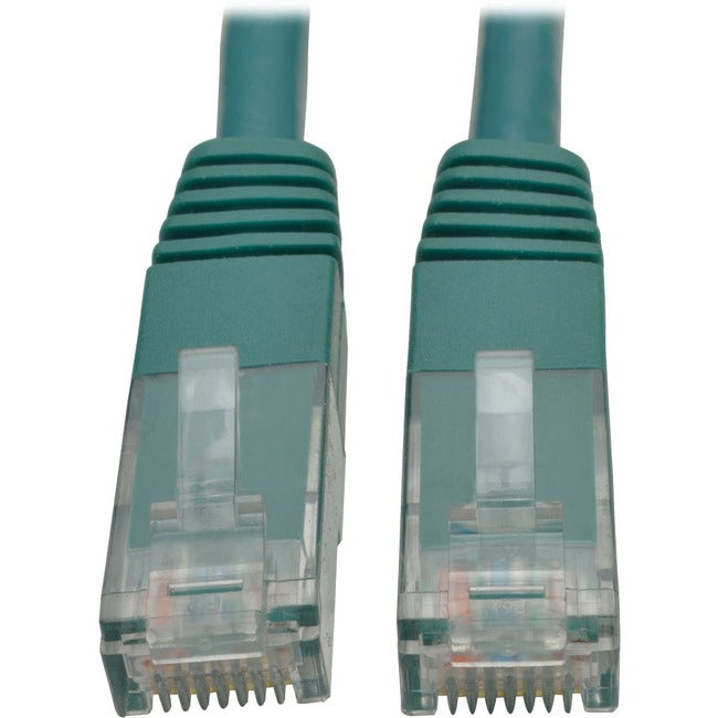 Tripp Lite 25ft Cat6 Gigabit Molded Patch Cable RJ45 M-M 550MHz 24AWG Green - American Tech Depot