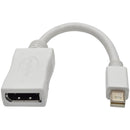 Tripp Lite 6in Mini DisplayPort to DisplayPort Adapter Converter 4K @ 60Hz 6" - American Tech Depot
