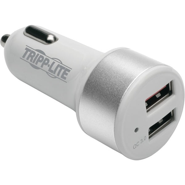 Tripp Lite Dual USB Car Charger w- Quick Charge 3.0 for Tablets Smartphones - American Tech Depot