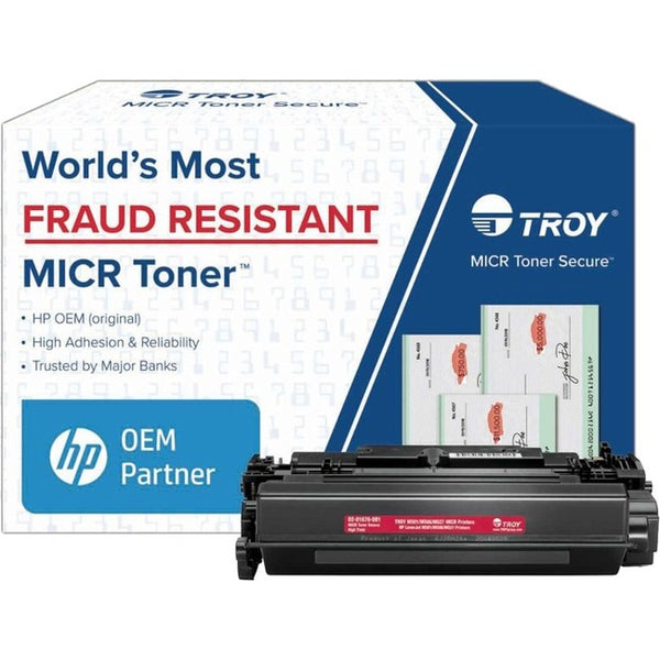 Troy Toner Secure Original MICR Toner Cartridge - Alternative for Troy, HP - Black