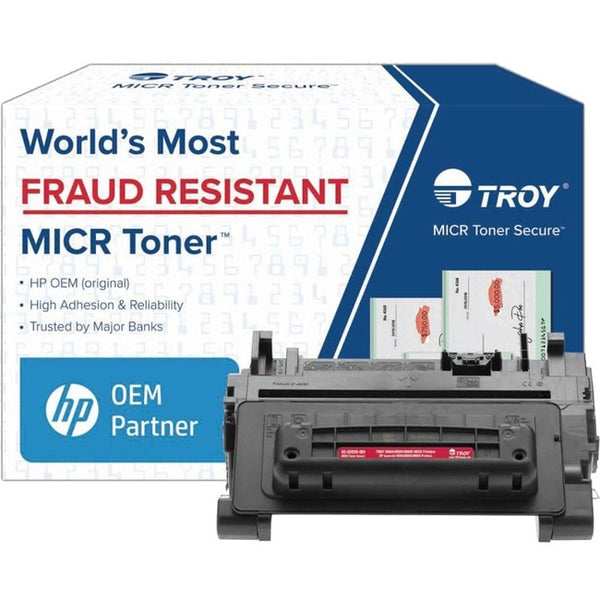 Troy Toner Secure Original MICR Toner Cartridge - Alternative for HP, Troy - Black
