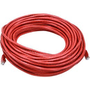 Monoprice Cat6 24AWG UTP Ethernet Network Patch Cable, 75ft Red - American Tech Depot