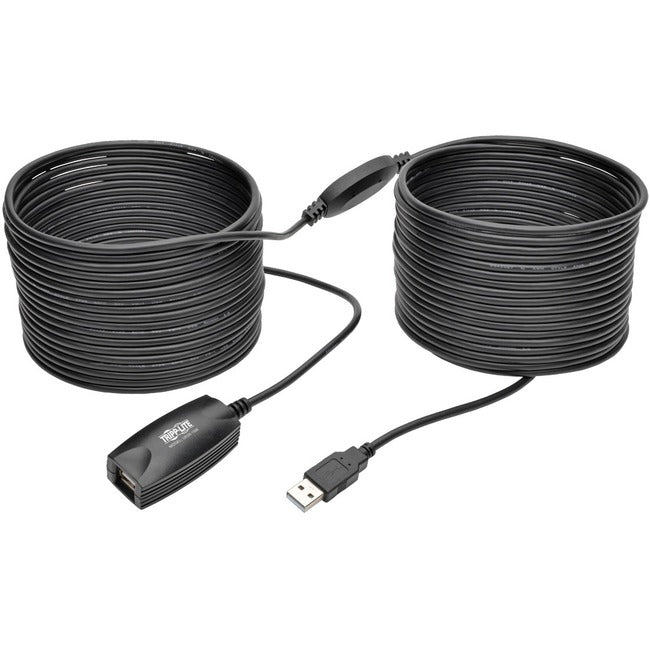 Tripp Lite 15M USB 2.0 Hi-Speed Active Extension Repeater Cable USB-A M-F - American Tech Depot