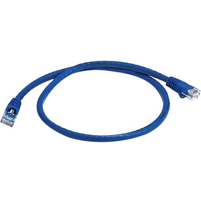 Monoprice Cat6 24AWG UTP Ethernet Network Patch Cable, 2ft Blue - American Tech Depot