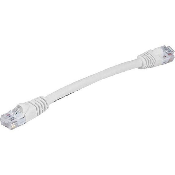 Monoprice Cat6 24AWG UTP Ethernet Network Patch Cable, 6-inch White - American Tech Depot