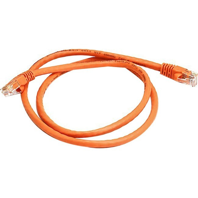 Monoprice Cat6 24AWG UTP Ethernet Network Patch Cable, 3ft Orange - American Tech Depot