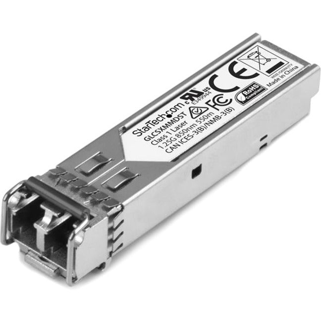 StarTech.com Cisco GLC-SX-MMD Compatible SFP Module - 1000BASE-SX - 1GE Gigabit Ethernet SFP 1GbE Multimode Fiber MMF Optic Transceiver