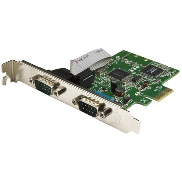 StarTech.com PCI Express Serial Card - 2 port - Dual Channel 16C1050 UART - Serial Port PCIe Card - Serial Expansion Card - American Tech Depot