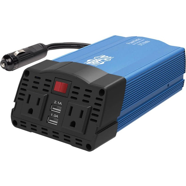 Tripp Lite 375W Car Power Inverter 2 Outlets 2-Port USB Charging AC to DC - American Tech Depot