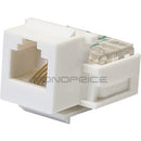 Monoprice, Inc. Rj-11 Toolless Keystone Jack - White - American Tech Depot