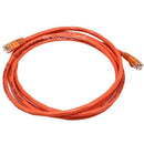 Monoprice 7ft 24AWG Cat6 500MHz Crossover Bare Copper Ethernet Network Cable - Orange - American Tech Depot