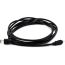Monoprice IEEE-1394 FireWire iLink DV Cable 6P-4P M-M - 10ft (BLACK) - American Tech Depot