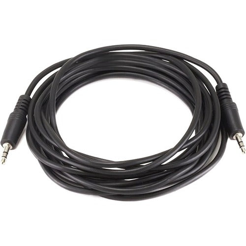 Monoprice, Inc. Stereo Plug-plug M-m Cable - Black 12ft