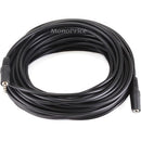 Monoprice 50ft 3.5mm Stereo Plug-Jack M-F Cable - Black - American Tech Depot