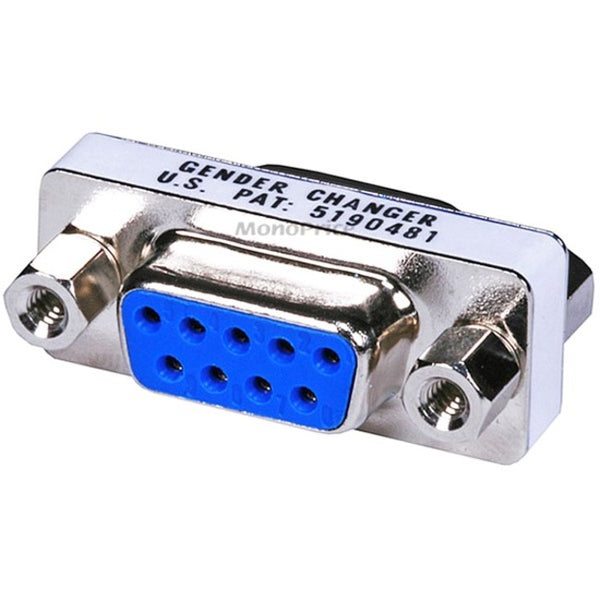 Monoprice DB9 F-F, Mini Gender Changer - American Tech Depot