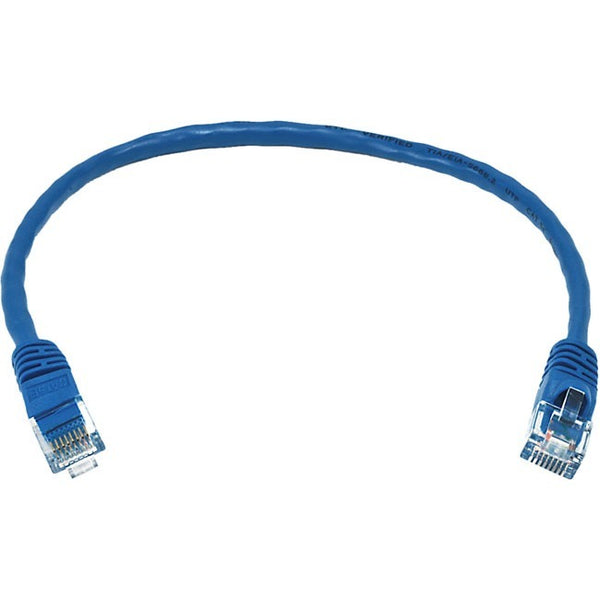 Monoprice Cat6 24AWG UTP Ethernet Network Patch Cable, 1ft Blue - American Tech Depot