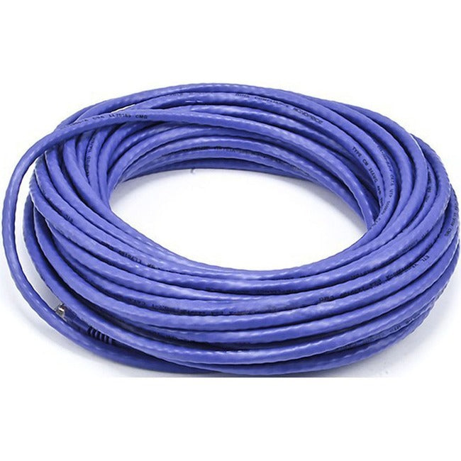 Monoprice Cat5e 24AWG UTP Ethernet Network Patch Cable, 50ft Purple - American Tech Depot