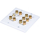 Monoprice 2-Gang 5.1 Surround Sound Distribution Wall Plate - American Tech Depot