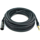 Monoprice 25ft Premier Series XLR Male to 1-4inch TRS Male 16AWG Cable (Gold Plated)