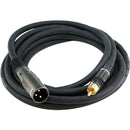 Monoprice 10ft Premier Series XLR Male to RCA Male 16AWG Cable (Gold Plated) - American Tech Depot