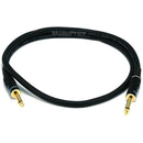 Monoprice 3ft Premier Series 1-4-inch (TS) Male to Male 16AWG Audio Cable (Gold Plated) - American Tech Depot