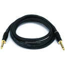 Monoprice 6ft Premier Series 1-4-inch (TS) Male to Male 16AWG Audio Cable (Gold Plated) - American Tech Depot