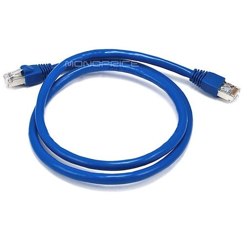 Monoprice, Inc. Cat6a  Stp Ethernet  Cable_ 3ft Blue - American Tech Depot