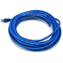 Monoprice 25FT 24AWG Cat6A 500MHz STP Ethernet Bare Copper Network Cable - Blue - American Tech Depot