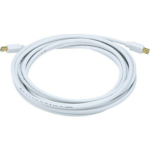 Monoprice 15ft 32AWG Mini DisplayPort Cable - White - American Tech Depot