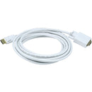 Monoprice 15ft 28AWG DisplayPort to VGA Cable - White - American Tech Depot