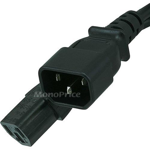 Monoprice, Inc. Extension Cord Cable W- 3 Conductor  3ft - American Tech Depot