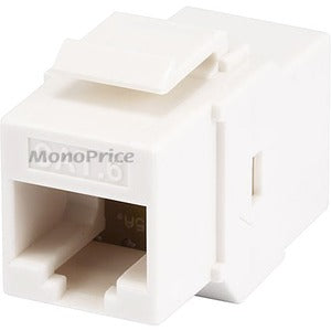 Monoprice Cat6 Inline Coupler Type Keystone Jack - White - American Tech Depot