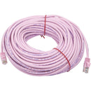 Monoprice FLEXboot Series Cat5e 24AWG UTP Ethernet Network Patch Cable, 100ft Pink - American Tech Depot