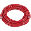 Monoprice FLEXboot Series Cat5e 24AWG UTP Ethernet Network Patch Cable, 50ft Red - American Tech Depot