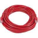 Monoprice FLEXboot Series Cat6 24AWG UTP Ethernet Network Patch Cable, 50ft Red - American Tech Depot