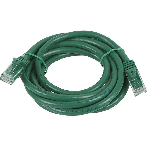 Monoprice FLEXboot Series Cat5e 24AWG UTP Ethernet Network Patch Cable, 7ft Green - American Tech Depot