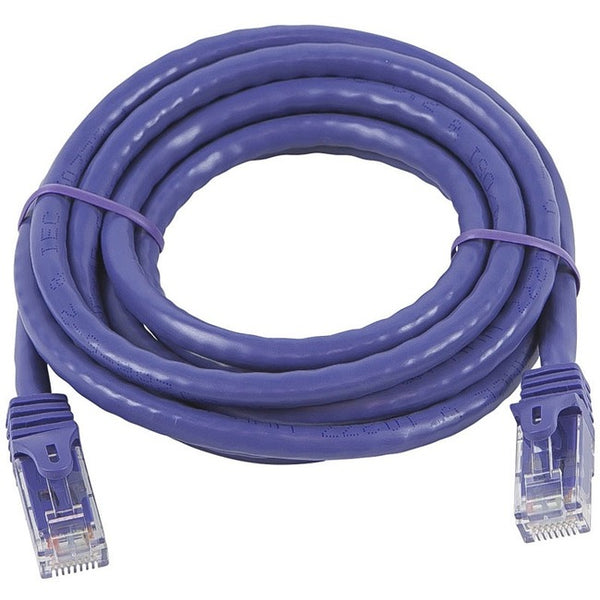 Monoprice FLEXboot Series Cat5e 24AWG UTP Ethernet Network Patch Cable, 7ft Purple - American Tech Depot